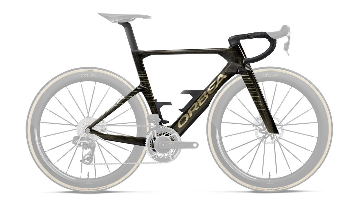 Cuadros Bicicleta Carretera Orbea Cuadro Orca Aero OMX 2027 Magic Gold C. View/Titanium Gloss