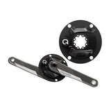 Quarq DFour 110 BCD DUB Shimano Carbon Μετρητής Ισχύος Κρανκ Χωρίς Τριβέα 172.5mm Black