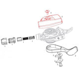 Sram XX1 Trigger Δεξί Μοχλό Αλλαγής Ταχυτήτων Κιτ Περιβλήματος/Βίδες Μαύρο