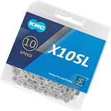 KMC X-10 SL Αλυσίδα 114 Κρίκοι 10 Ταχυτήτων Chrome