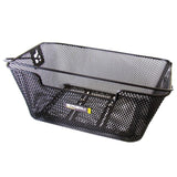 Basil Capri Flex Πίσω Καλάθι με Λαβή 42x33x19cm Ατσάλι Μαύρο