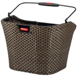 Klickfix Braided Μπροστινό Καλάθι Χωρίς Προσαρμογέα 16L Bronze