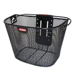 Klickfix Narrow Mesh Μπροστινό Καλάθι με Προσαρμογέα 16L Μαύρο