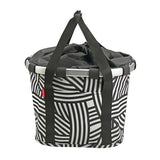 Klickfix Zebra Τσάντα Εμπρός 15L 35x28x26cm Μαύρο/Άσπρο