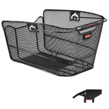 Klickfix CityMax+Clip Πίσω Καλάθι Στενό Πλέγμα 23x22.5x36cm Μαύρο