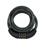 Κλειδαριά Καλωδίου Oxford Combi Coil12 1.5mx12mm Μαύρη